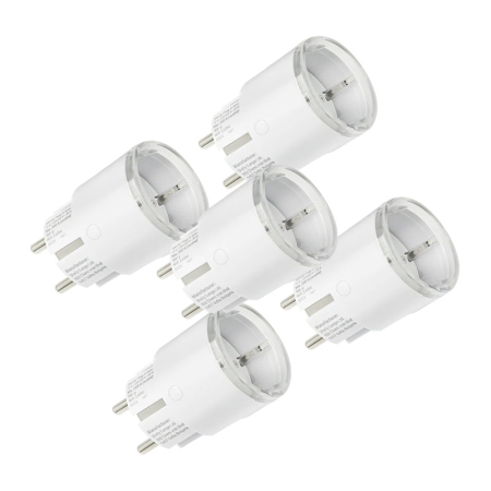 Prize inteligente - Set de 5 prize inteligente Shelly Plug S MTR Gen3 12A (alb)