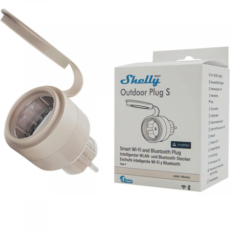 Shelly Plug S MTR Gen3 IP44 12A priza inteligenta pentru exterior [4]