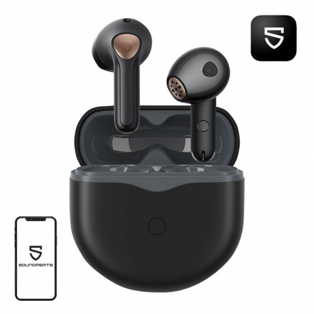 Casti Wireless - Soundpeats Air 4 (negru)