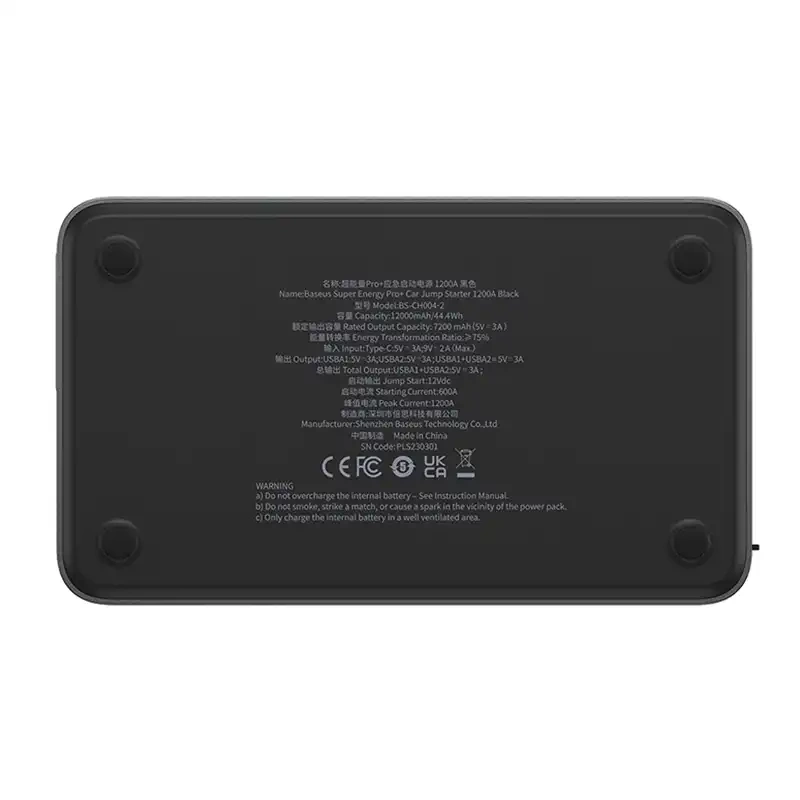 Starter auto Baseus Pro+ 1200A (negru) [2]