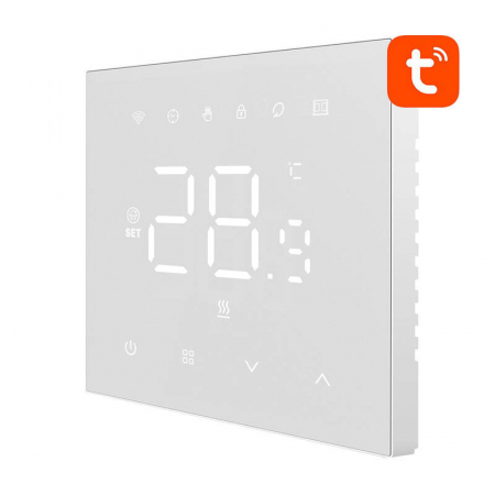 Termostat inteligent Avatto WT410-BH-3A-W Boiler pe gaz 3A WiFi [1]