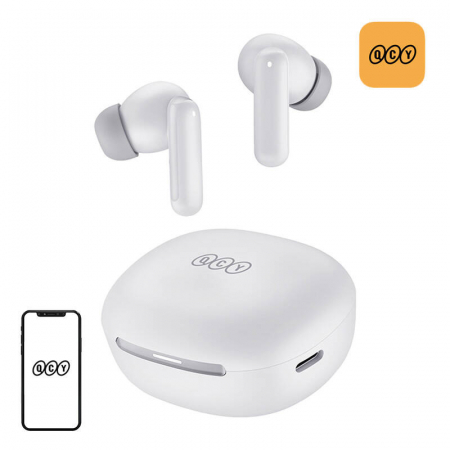 AUDIO & VIDEO - TWS QCY MeloBuds HT16 Casti (alb)