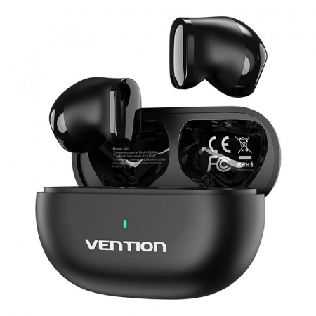 AUDIO & VIDEO - TWS Vention NBLB0 Earbuds T12 Casti fara fir (negru)