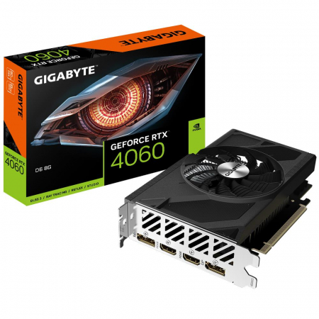 Video Cards - VGA PCIE16 RTX4060 8GB GDDR6/GV-N4060D6-8GD GIGABYTE