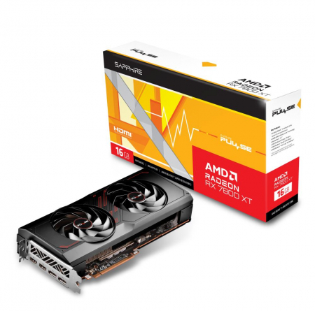 Video Cards - VGA PCIE16 RX7800XT 16GB GDDR6/PULSE 11330-02-20G SAPPHIRE