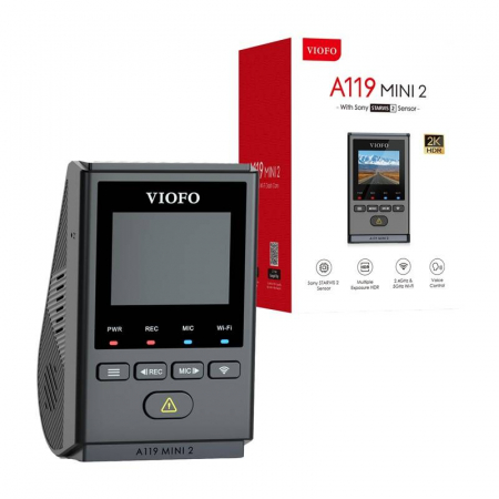 Camere video Auto - VIOFO A119 MINI 2-G 2K 60fps inregistrator video WiFi, GPS