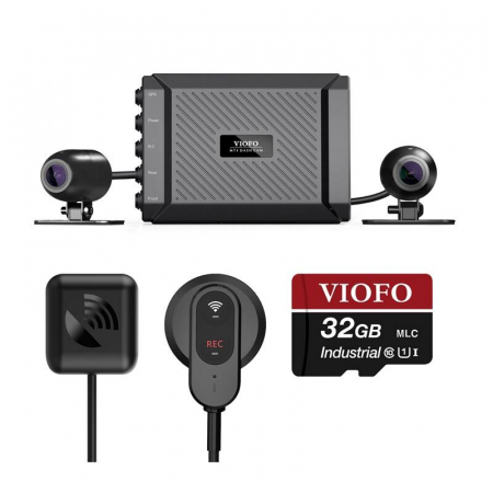 Camere video Auto - VIOFO MT1 1080p WiFi, GPS Camera pentru motociclete