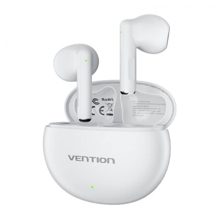 AUDIO & VIDEO - Wireless earphones, Vention, NBKW0, Earbuds Elf E06 (white)