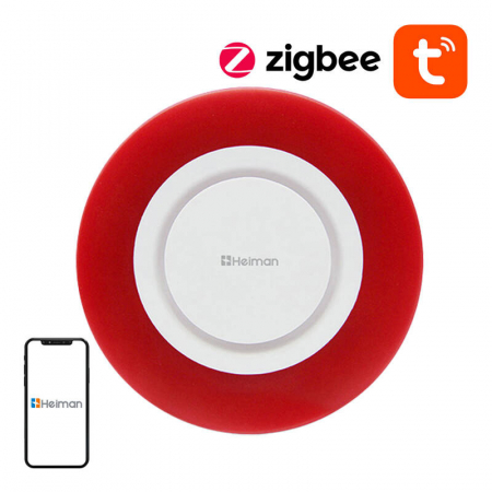 Controlul accesului - Zigbee Heiman HS2WD Tuya sirena de alarma inteligenta fara fir