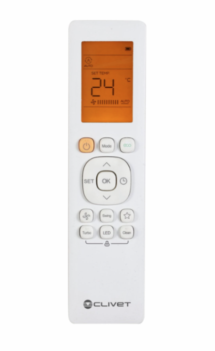 Aer conditionat monosplit 5,88 KW, Clivet EZCool, alb, R32, Follow-me, auto-diagnoză, A++/A+ [3]