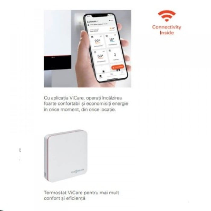 Centrala termică în condensație pe gaz – Vitodens 100-W cu boiler 120 litri, 25 kw, cod Z022915 [2]