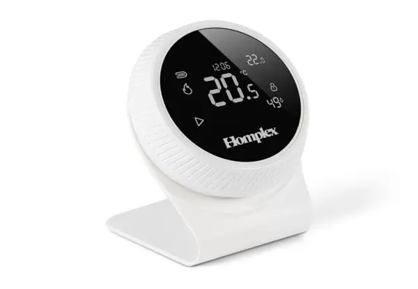 Termostat HOMPLEX programabil cu control prin Internet, fara fir, culoare Alb [3]
