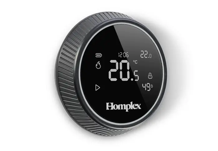 Termostat HOMPLEX programabil cu control prin Internet, fara fir, culoare Negru [7]