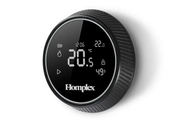 Termostat HOMPLEX programabil cu control prin Internet, fara fir, culoare Negru [8]