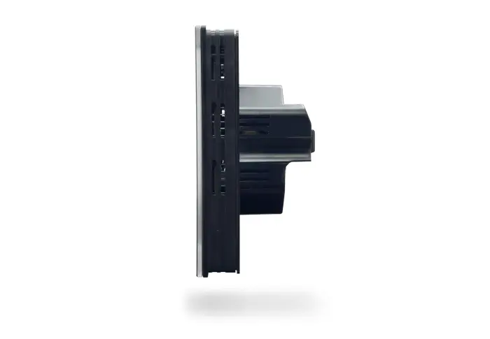 Termostat programabil 922 Wifi Black, cu fir, alimentare 230 v, MONTAJ IN DOZA, functioneaza cu centru comanda Homplex CC210, Control pe internet aplicatie Tuya [2]