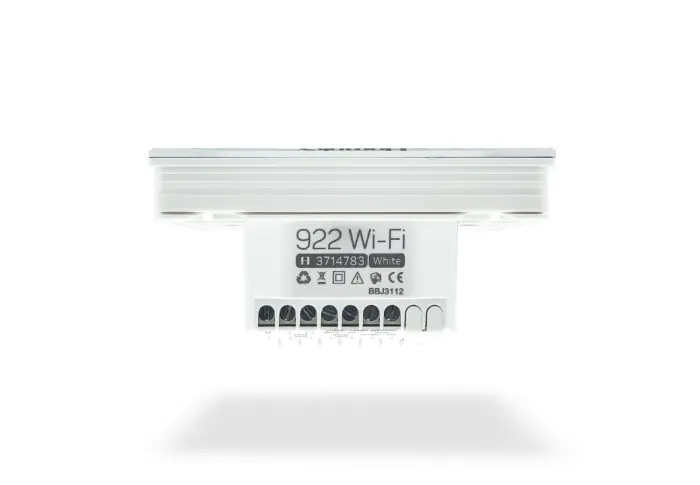 Termostat programabil 922 Wifi White, cu fir, alimentare 230 v, MONTAJ IN DOZA, functioneaza cu centru comanda Homplex CC210, Control pe internet aplicatie Tuya [7]