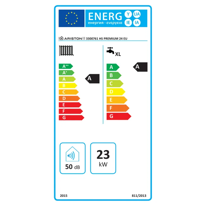 Centrala termică Ariston HS Premium EU2, 30 kW, condensare, afișaj LCD [4]