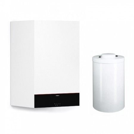 Centrale termice - Centrala termică în condensație pe gaz – Vitodens 100-W cu boiler 300 litri, 32 kw, cod Z022919