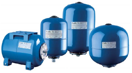 Vase de Expansiune Incalzire - Gama de vase de expansiune pentru hidrofor Elbi, model AS/AC (2-24 litri)