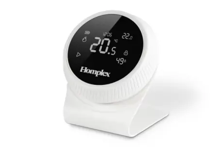 Termostat HOMPLEX programabil cu control prin Internet, fara fir, culoare Alb [3]