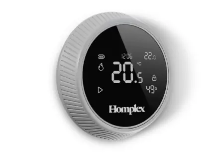 Termostat HOMPLEX programabil cu control prin Internet, fara fir, culoare Gri [6]