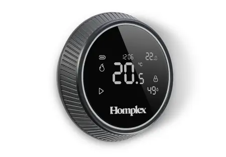 Termostat HOMPLEX programabil cu control prin Internet, fara fir, culoare Negru [6]