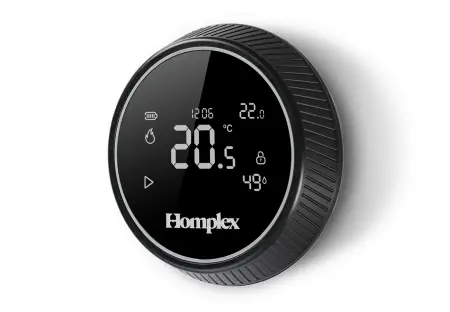 Termostat HOMPLEX programabil cu control prin Internet, fara fir, culoare Negru [7]