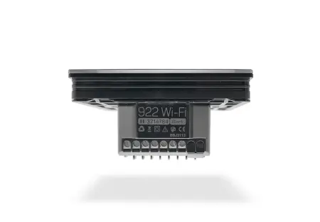 Termostat programabil 922 Wifi Black, cu fir, alimentare 230 v, MONTAJ IN DOZA, functioneaza cu centru comanda Homplex CC210, Control pe internet aplicatie Tuya [5]
