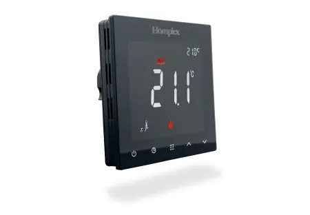 Termostat programabil 922 Wifi Black, cu fir, alimentare 230 v, MONTAJ IN DOZA, functioneaza cu centru comanda Homplex CC210, Control pe internet aplicatie Tuya [4]