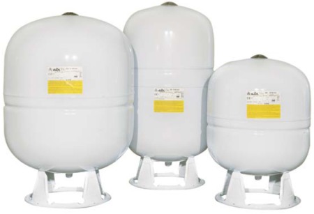 Vase de Expansiune Incalzire - Vase de expansiune cilindrice, solare, gama Elbi DS, de la 8 la 35 litri