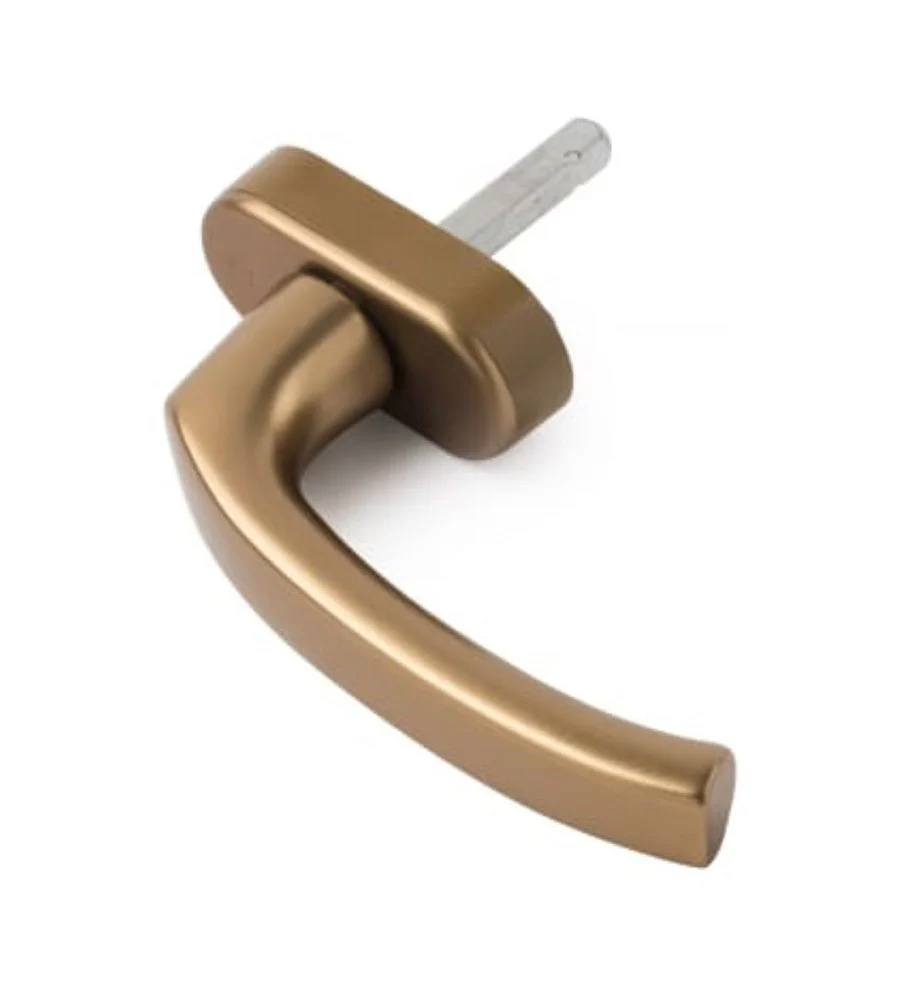 Accesorii tamplarie - Maner secustik fereastra PVC, Hoppe Flensbug, patrat variabil 32-42 mm, 3 culori