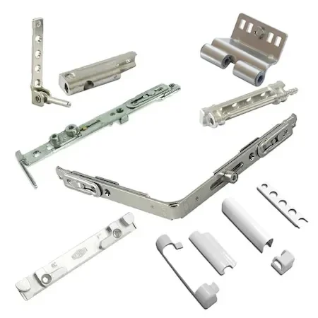 Accesorii tamplarie - Set Dubla Deschidere 8 Piese VORNE feronerie oscilobatanta, falt 9mm,13mm
