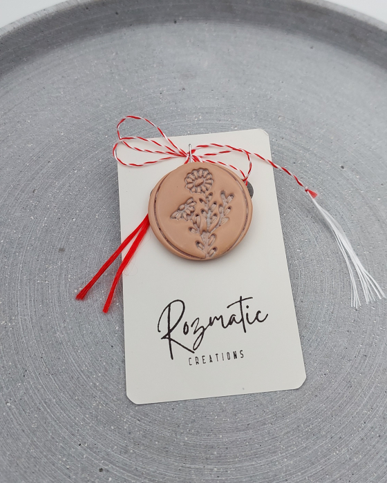 Broșă - Floare lut1 [2]