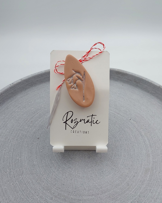 Broșă - Floare lut5 [2]