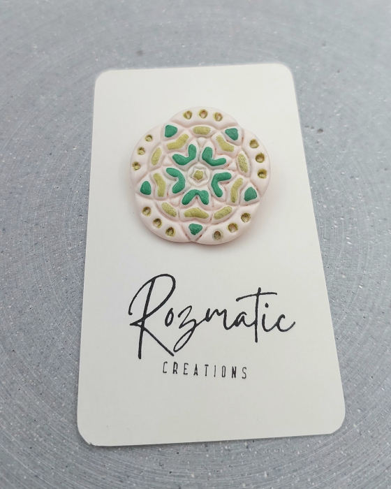 Broșă - Flower Green [2]