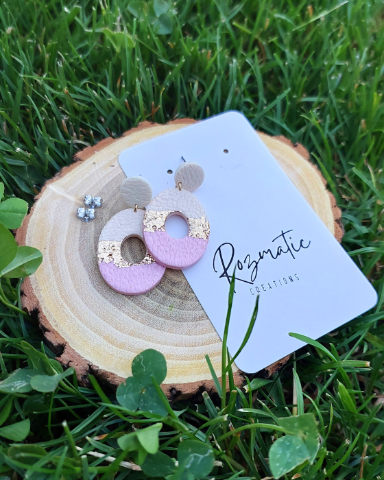 Cercel - Aurea Blushline - Small Oval [3]