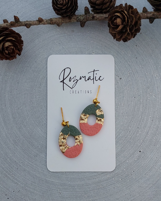 Cercel - Aurea Ambergris - Mini Oval [1]