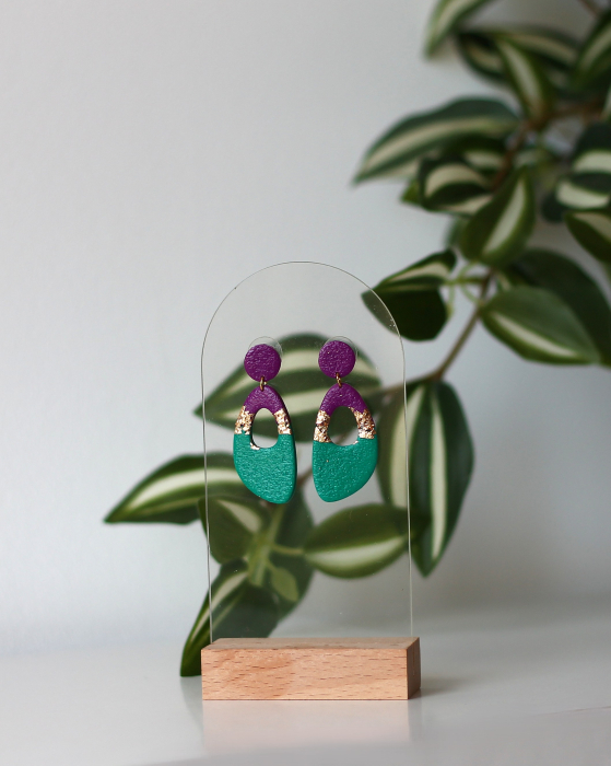 Cercel - Aurea Violeta - Large Petal [2]