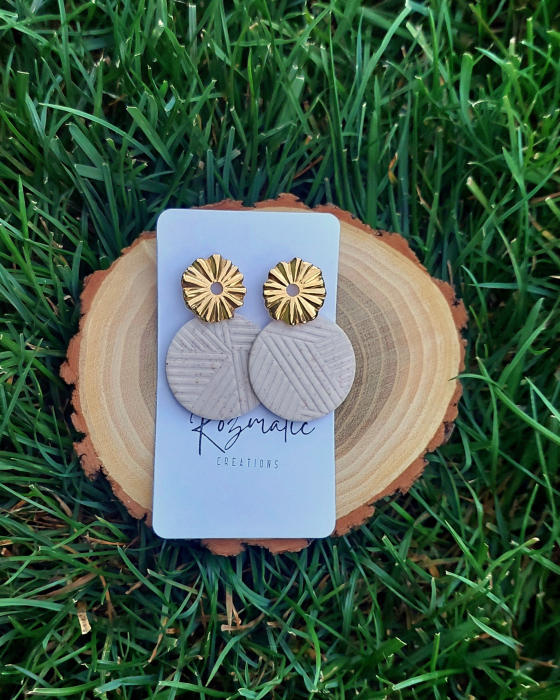 Cercel - Auric Petal - Cream [1]