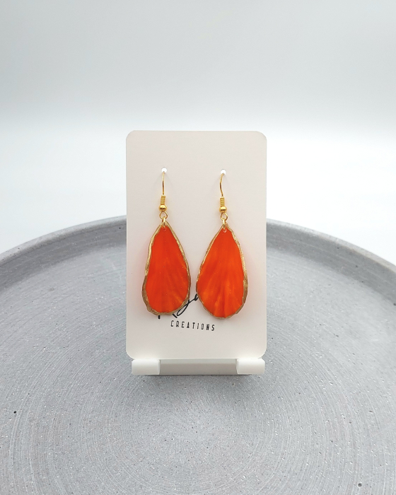 Cercel Petalia - Orange [3]