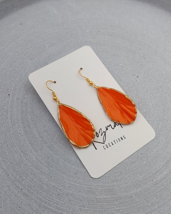 Cercel Petalia - Orange [2]