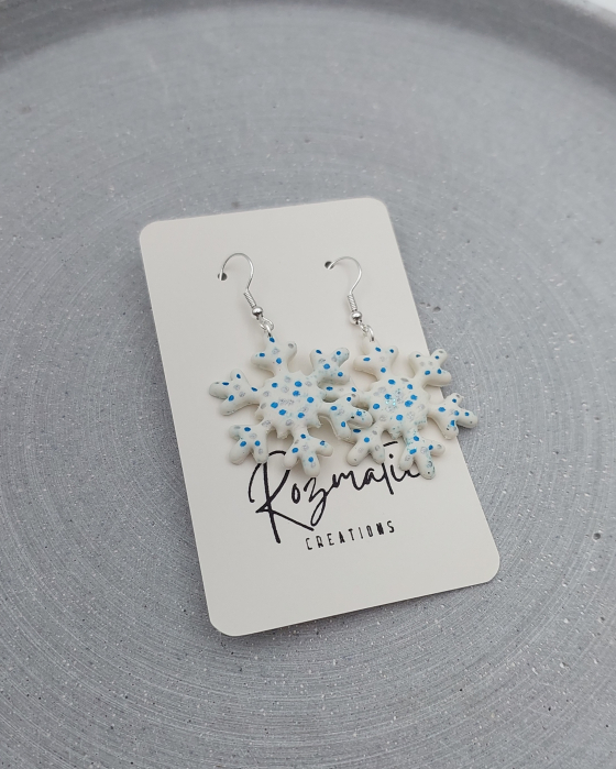 Cercel Icelia - White Dots [2]