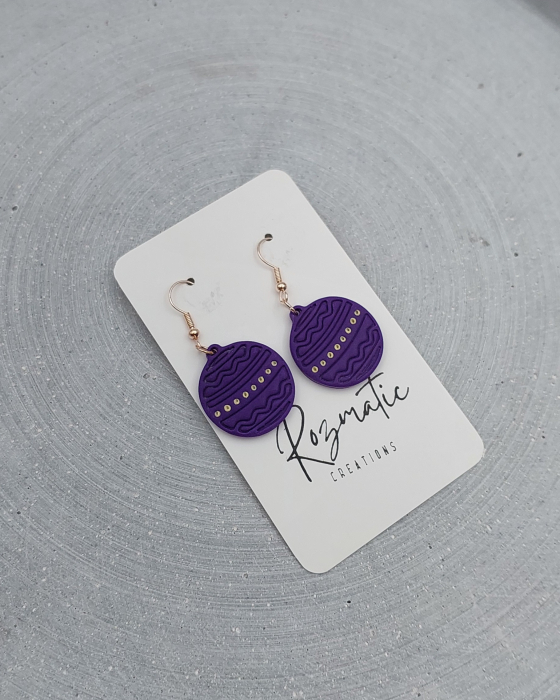 Cercel Lucina - Purple [3]