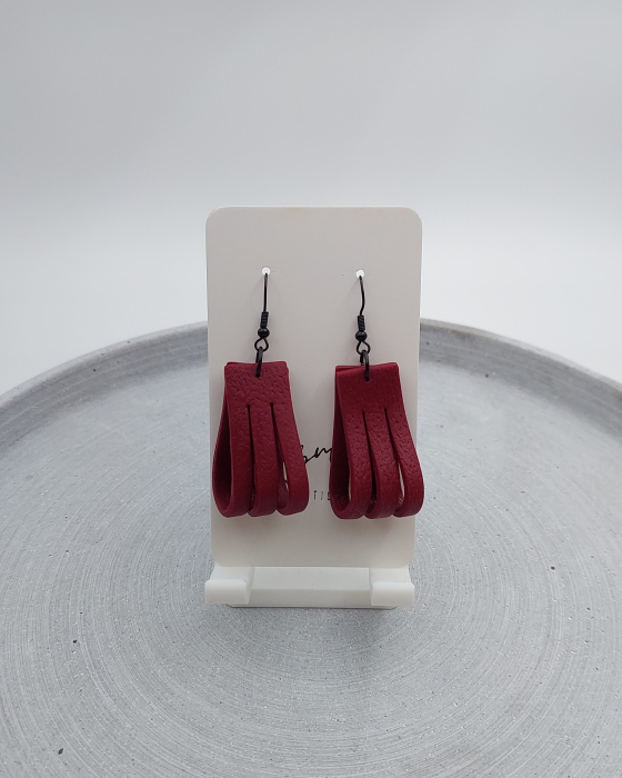 Cercel Folda - Bordo [3]