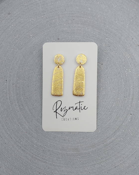 Cercel Ovaline - Full Gold [3]