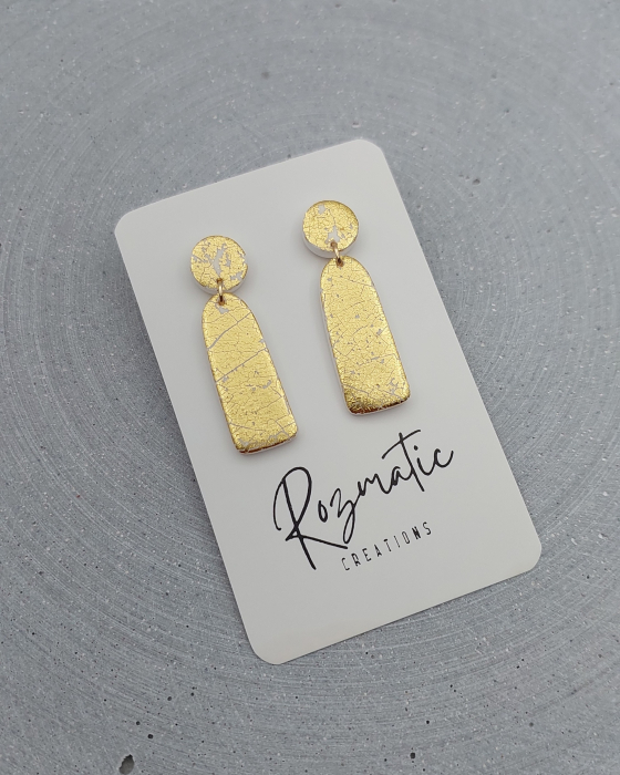 Cercel Ovaline - Full Gold [4]