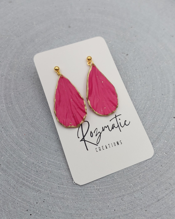 Cercel Petalia - Pink Gold [2]