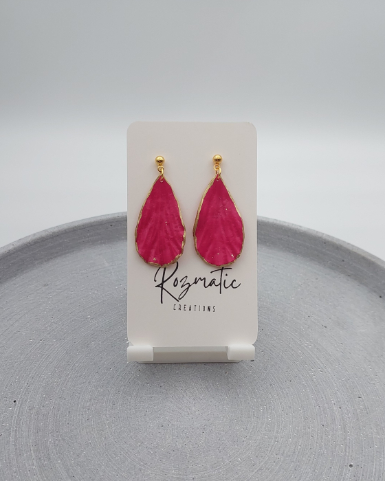 Cercel Petalia - Pink Gold [3]