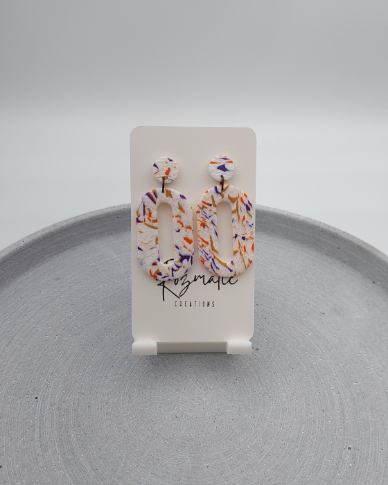 Cercel - Retro Circle - Ambera [3]