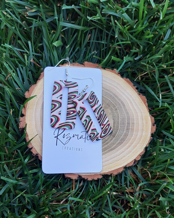 Cercel - Retro Waves Rectangle [1]